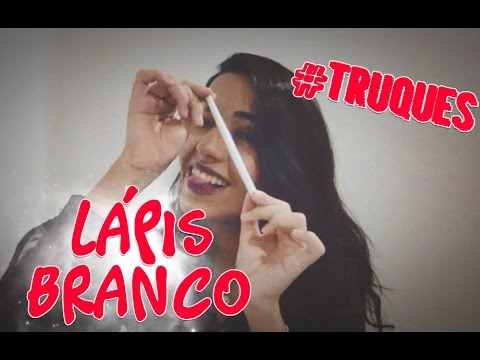 Como usar o lápis branco por Mariana Medeiros