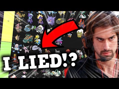 I Was WRONG?! Competitive POKEMON Tier List!