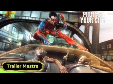 Flying Hero Spider Gangster City Gameplay Trailer Android