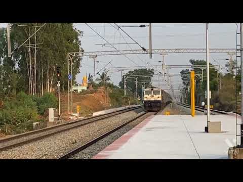 Janashatabdi Express - 12089 Yesvantpur to Shivamogga town skipping Soladevanahalli halt station...