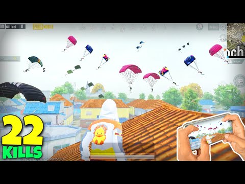 BEST START IN POCHINKI DROP | 22 KILLS SOLO VS SQUAD | PUBG MOBILE