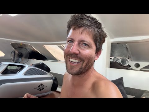 Exploring Tuba island and sailing mission to retrieve our  zero breeze mk3 Air Conditioner 