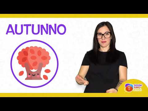 Corso LIS (Lingua dei Segni Italiana) per bambini - [LEZIONE N8 - LE 4 STAGIONI]