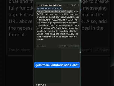 Build SwiftUI Chat Messaging App in Cursor #ai #cursor #ios #swift #swiftui #chat #claude thumbnail