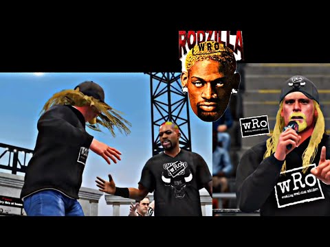 DENNIS RODMAN JOINS WRESTLING REVOLUTION OUTSIDERS_ AWF DANGER ZONE