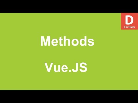 Vue Js How to use Methods in Vue