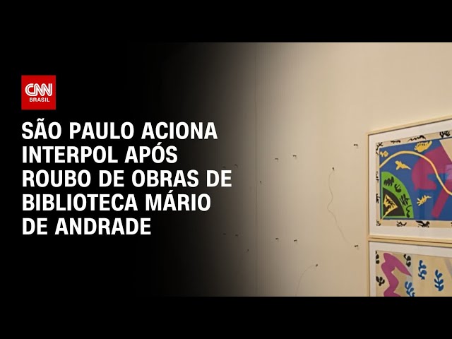 SP aciona Interpol por roubo de obras de arte de biblioteca | LIVE CNN