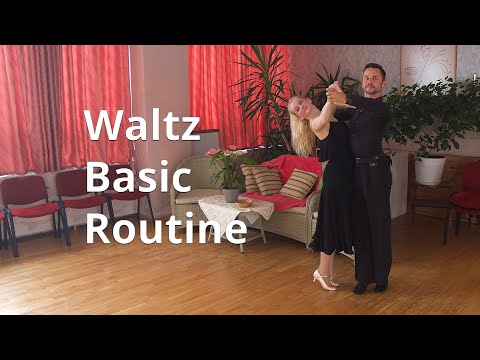Waltz Basic Routine Membership (Silver) Figures | Marts Punins & Dana Jakobsone-Galvane
