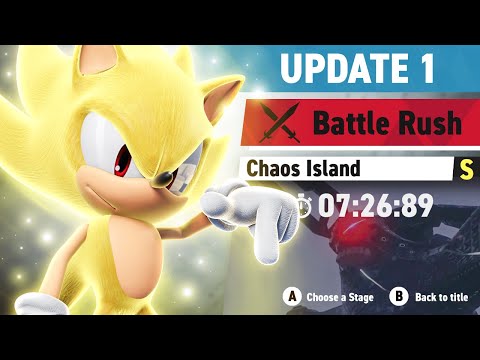 The new Battle Rush Mode in Sonic Frontiers is Amazing