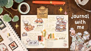 Chatty Journal With Me ✿ Passport Traveler's Notebook Weekly Spread