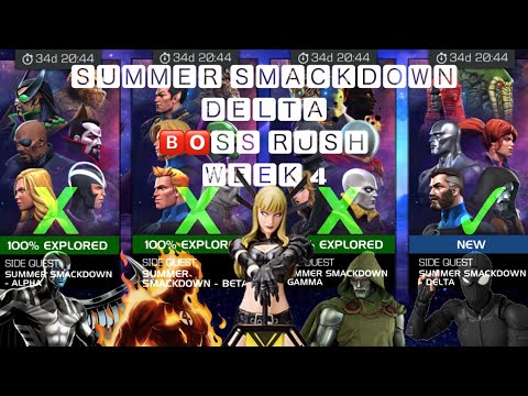 Summer Smackdown Delta Epic Boss Rush Week 4 - Marvel contest of champions