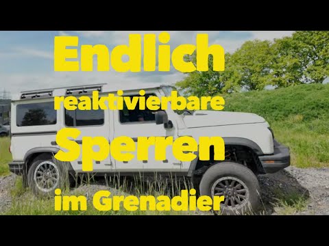 Change of mind: der Grenadier hat jetzt die reaktivierbaren Sperren