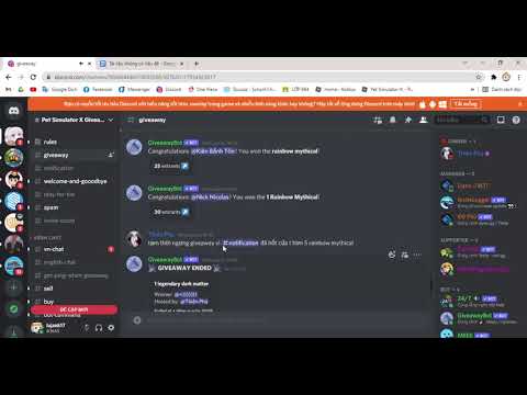give away discord server, 10 invite = rb ghoul horse, not scammer :D (link in comment)
