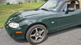 2001 Mazda Miata Special Edition Walkaround Top Up