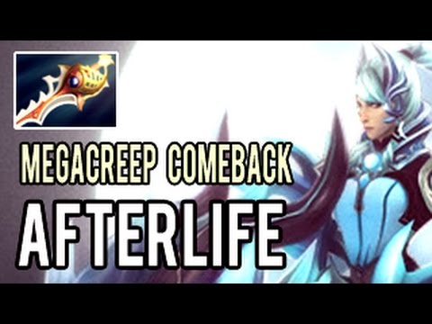 Afterlife Megacreep COMEBACK with Divine Rapier Luna vs 7Mad SF Ranked Dota 2