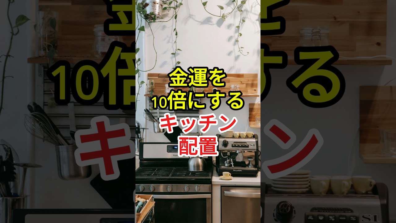 金運を10倍にするキッチン配置