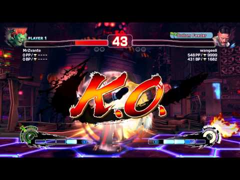 My first online match SSF4 AE