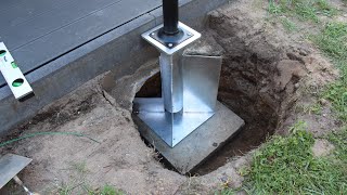 Schirmständer betonieren