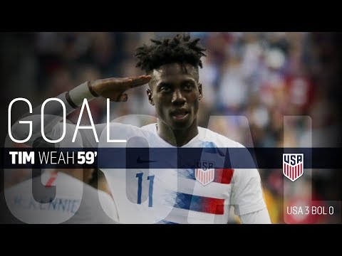 MNT vs. Bolivia: Tim Weah Goal - May 28, 2018