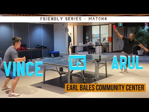 Vincent vs Arul - Friendly Series Match 4 @Earl Bales Community Center