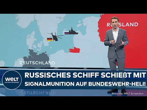 EKLAT IN DER OSTSEE: Russische Schiffsbesatzung schießt auf Bundeswehr-Hubschrauber! Was wir wissen
