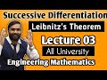 Successive Differentiation Leibnitz S Theorem Lecture 03 ENGINEERING MATHEMATICS PRADEEP GIRI SIR
