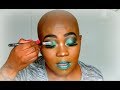 D I Y GREEN GODDESS MAKEUP TUTORIAL