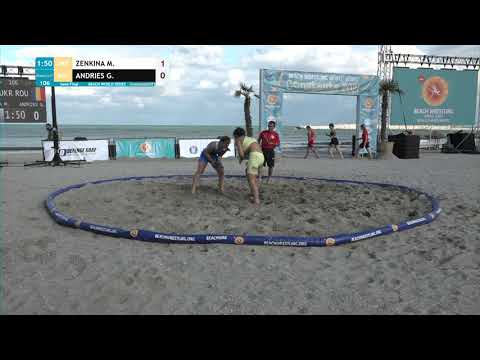 1/2 Women's BW - 70 kg: M. ZENKINA (UKR) v. G. ANDRIES (ROU)