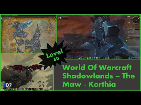World of Warcraft Gameplay Shadowland Climbing Jailor's Chain Game in The Maw - Korthia