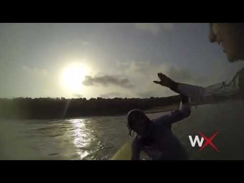 The First Iranian to Surf in Her Country... Her First Wave
