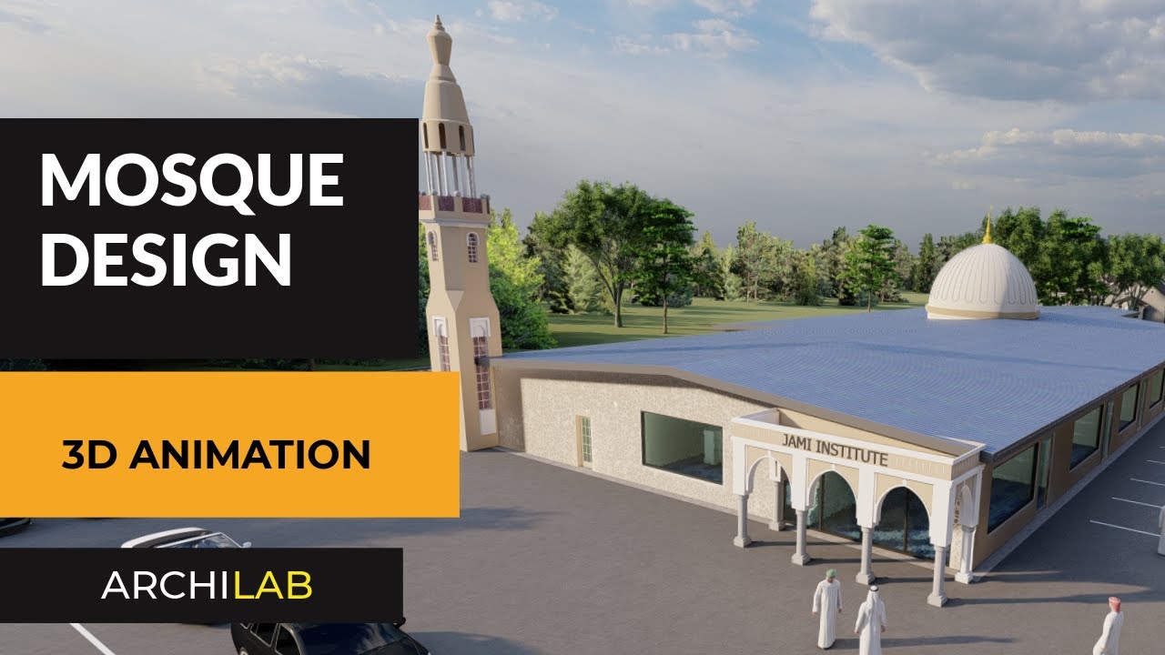Mosque Design 3D walkthrough Video