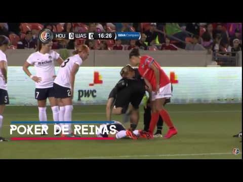 Ali Krieger injury - Washington Spirit V Houston Dash