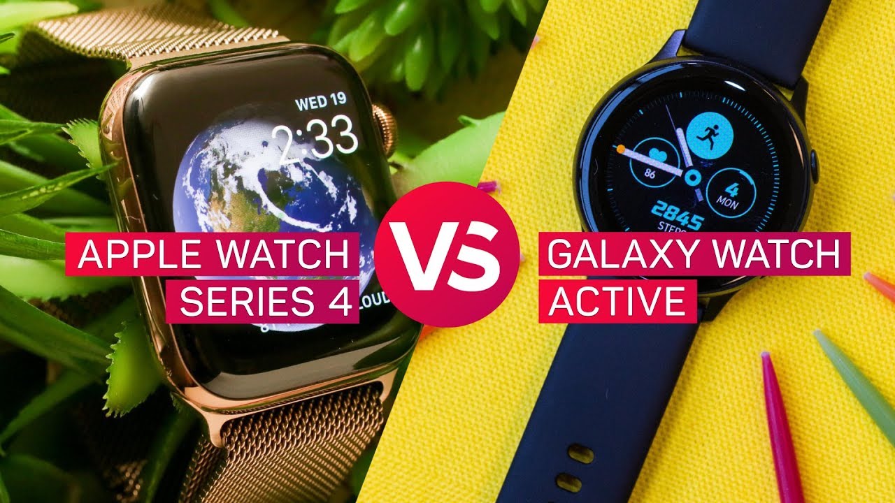 Apple Watch Series 4 vs. Samsung Galaxy Watch Active