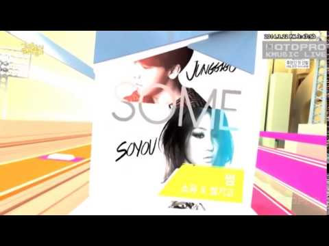 Live HD 140322 SNSD vs Soyou & JungGigo vs 2NE1   1st