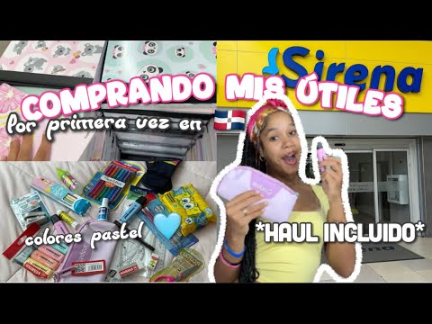 Primera Vez Comprando Útiles Escolares En RD + Haul📚 |Serie Escolar Pt.1 
