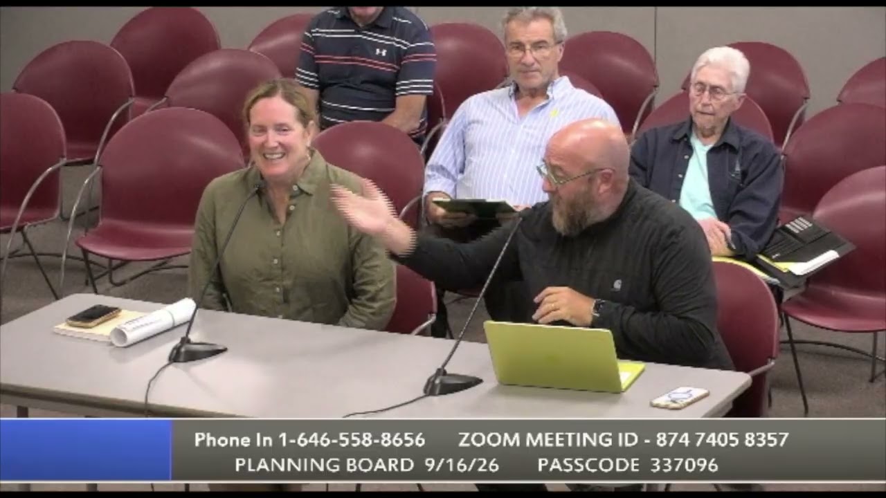 From the Planning Board