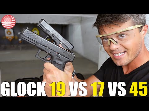 Glock 17 vs Glock 19 vs Glock 45 (The BEST 9mm Glock)