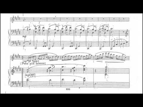 Mily Balakirev - Impromptu for Violin and Piano [Score-Video]