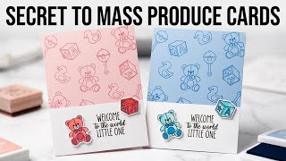 Create Custom Nursery Cards Fast With This Technique