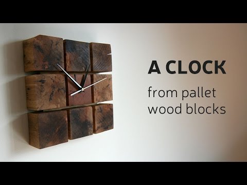 Küchenuhr Upcyclen - Fiese Plastikuhr mit Holzhülle aufwerten