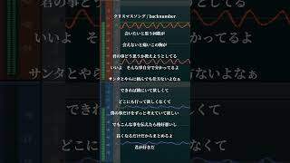 【アカペラ】クリスマスソング / backnumber (covered by 湖月燕)【歌ってみた】#歌ってみた #cover #shorts