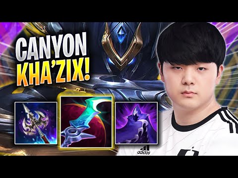 CANYON CHILLING WITH KHA'ZIX! - DK Canyon Plays Kha'zix JUNGLE vs Vi! | Season 2023
