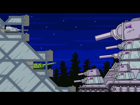 KV-44 vs Fortress | “Revenge of the Ghosts” Tank Cartoon
