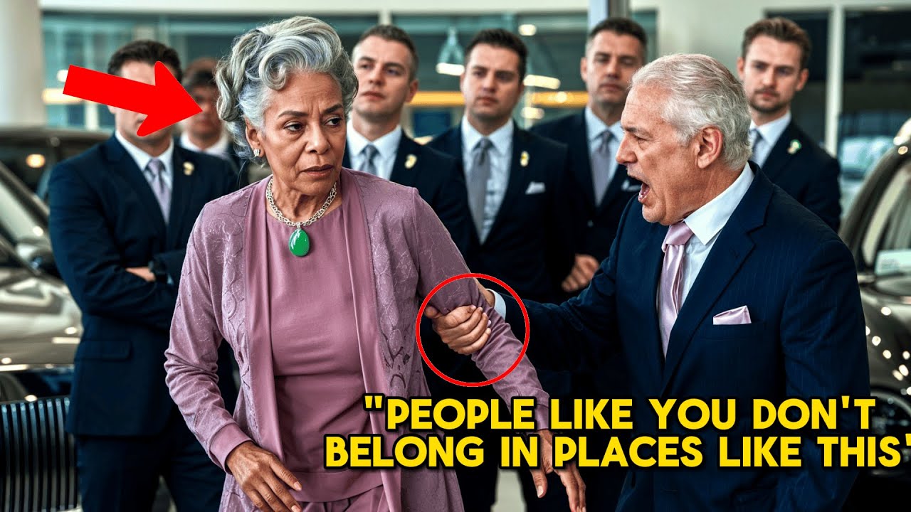Black Elderly Woman Kicked Out of Car Dealership, Next Day Her Billionaire Son's Rolls Royce Arrives