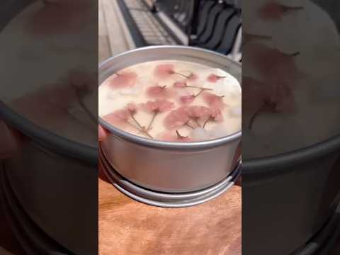 Let’s make the most beautiful sakura mousse cake ~ 🌸🍰