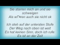 Subway To Sally - Es Ist An Der Zeit Lyrics
