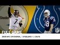 Steelers vs. Colts: Big Ben Upsets Peyton Manning | 2005 AFC Divisional Playoffs | NFL Full Game