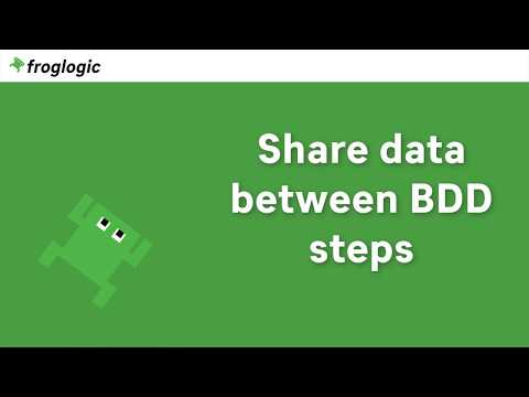 Share data between BDD steps