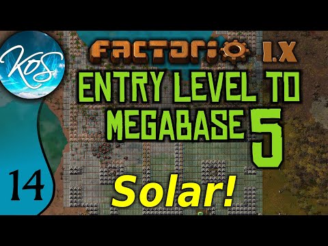 Factorio 1.X Entry Level to Megabase 5 - 14 - SOLAR WITHOUT REQUESTER CHESTS! - Guide, Tutorial