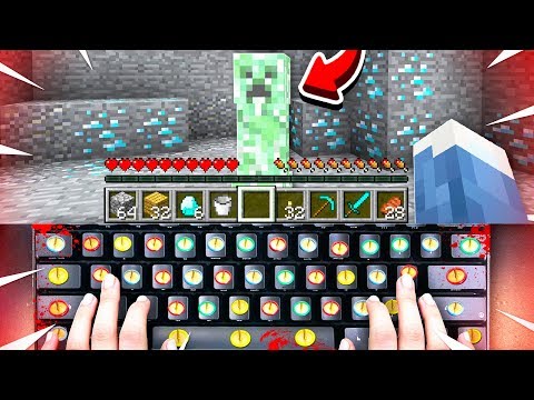 Shark - I Tried Playing Minecraft With The WORLDS MOST DANGEROUS KEYBOARD!